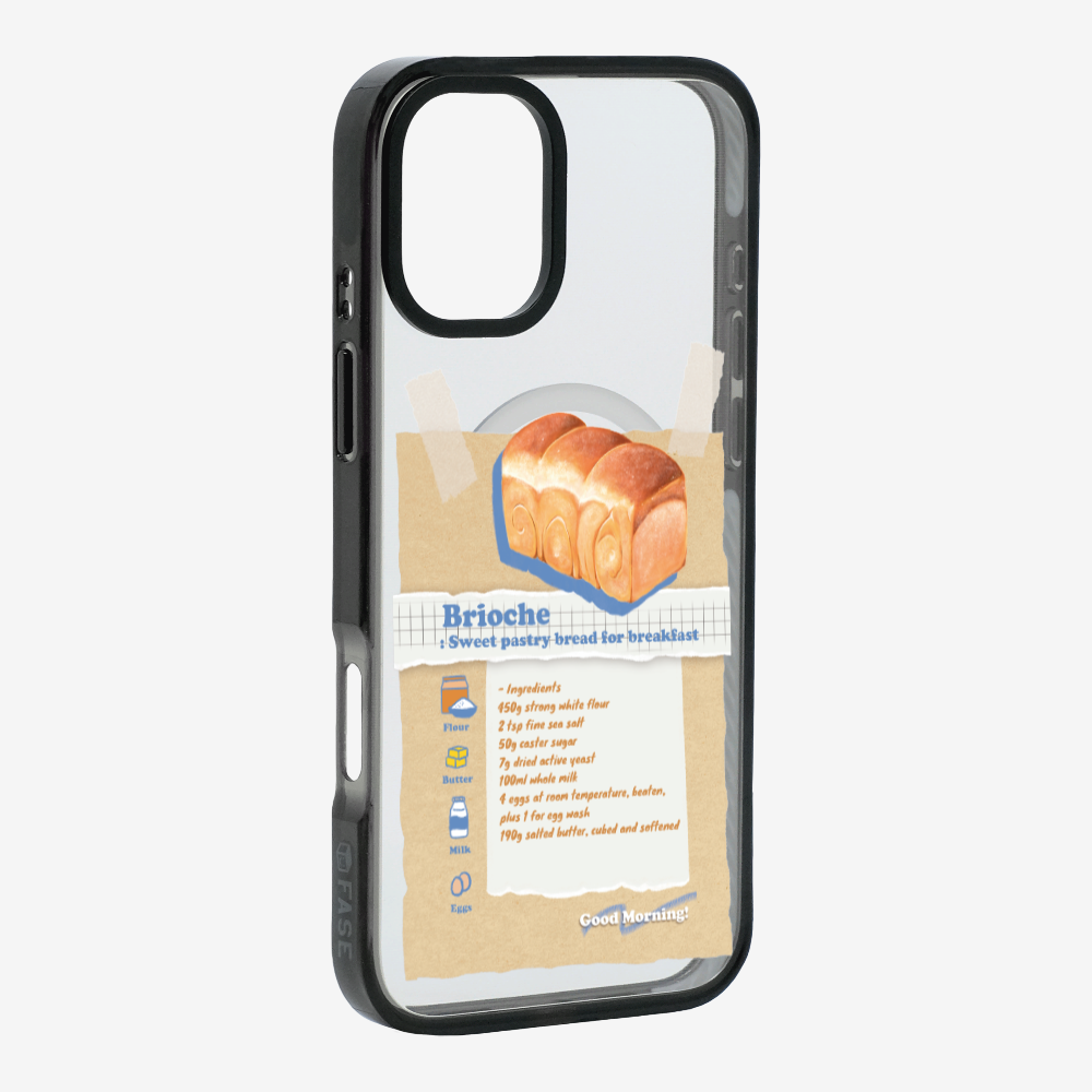 Brioche Bread Recipe Memo Phone Case