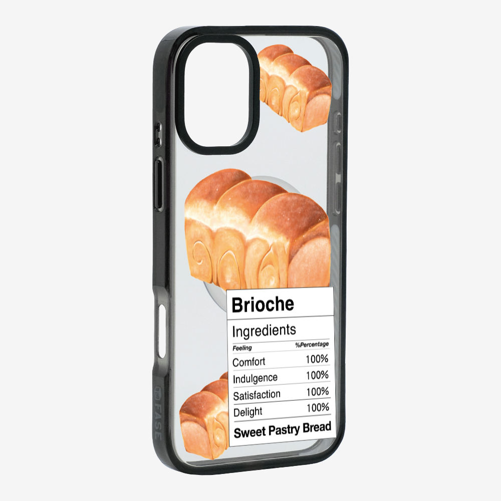 Brioche Bread Recipe Ingredients Phone Case