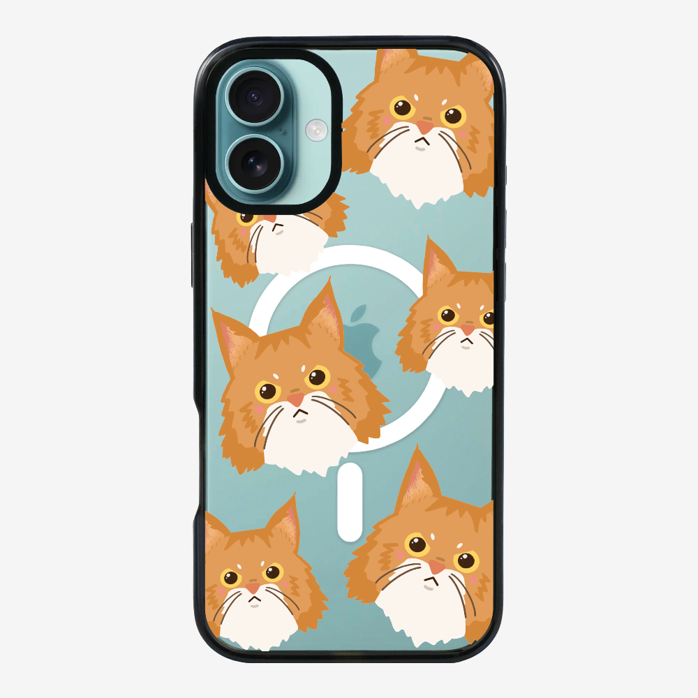 Maine Coon Cat Selfie Phone Case