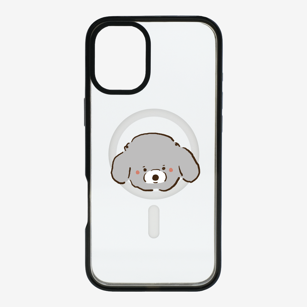 Germany Grey Poodle Phone Case