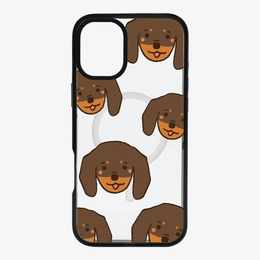 Brown Dachshund Wonderland Phone Case