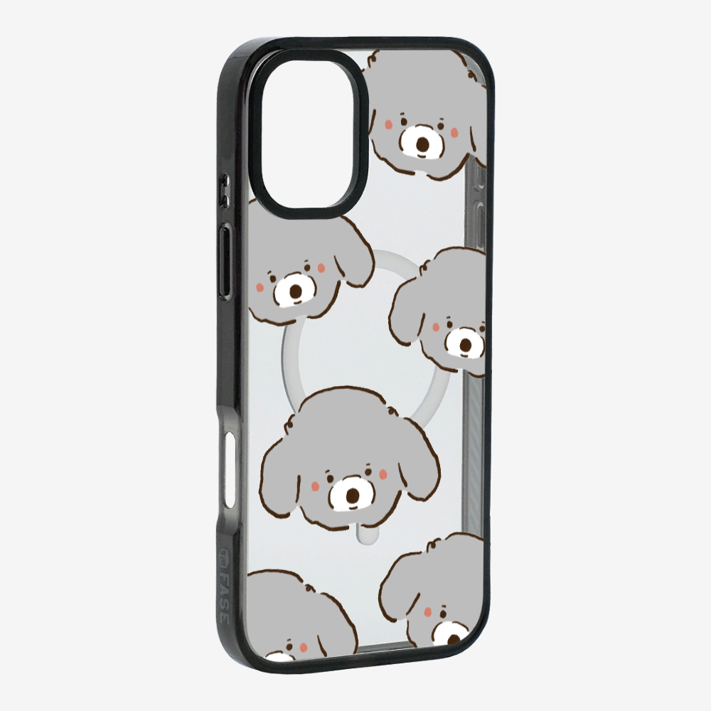 Grey Poodle Wonderland Phone Case