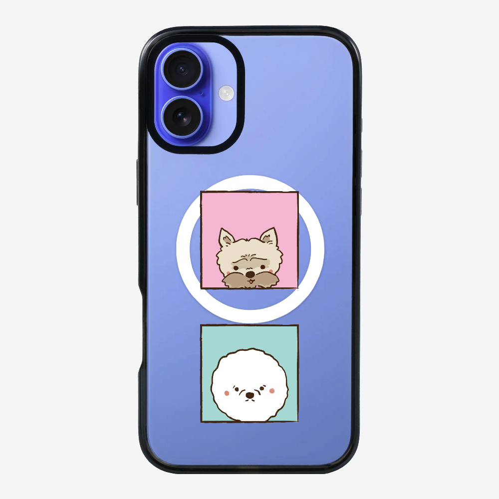 Terrier and Bichon Phone Case