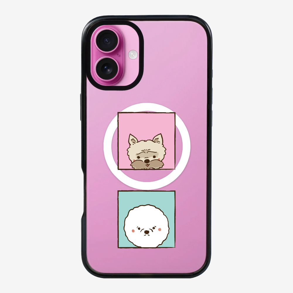 Terrier and Bichon Phone Case