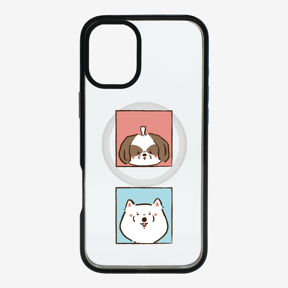 Apso and Samoyed Phone Case