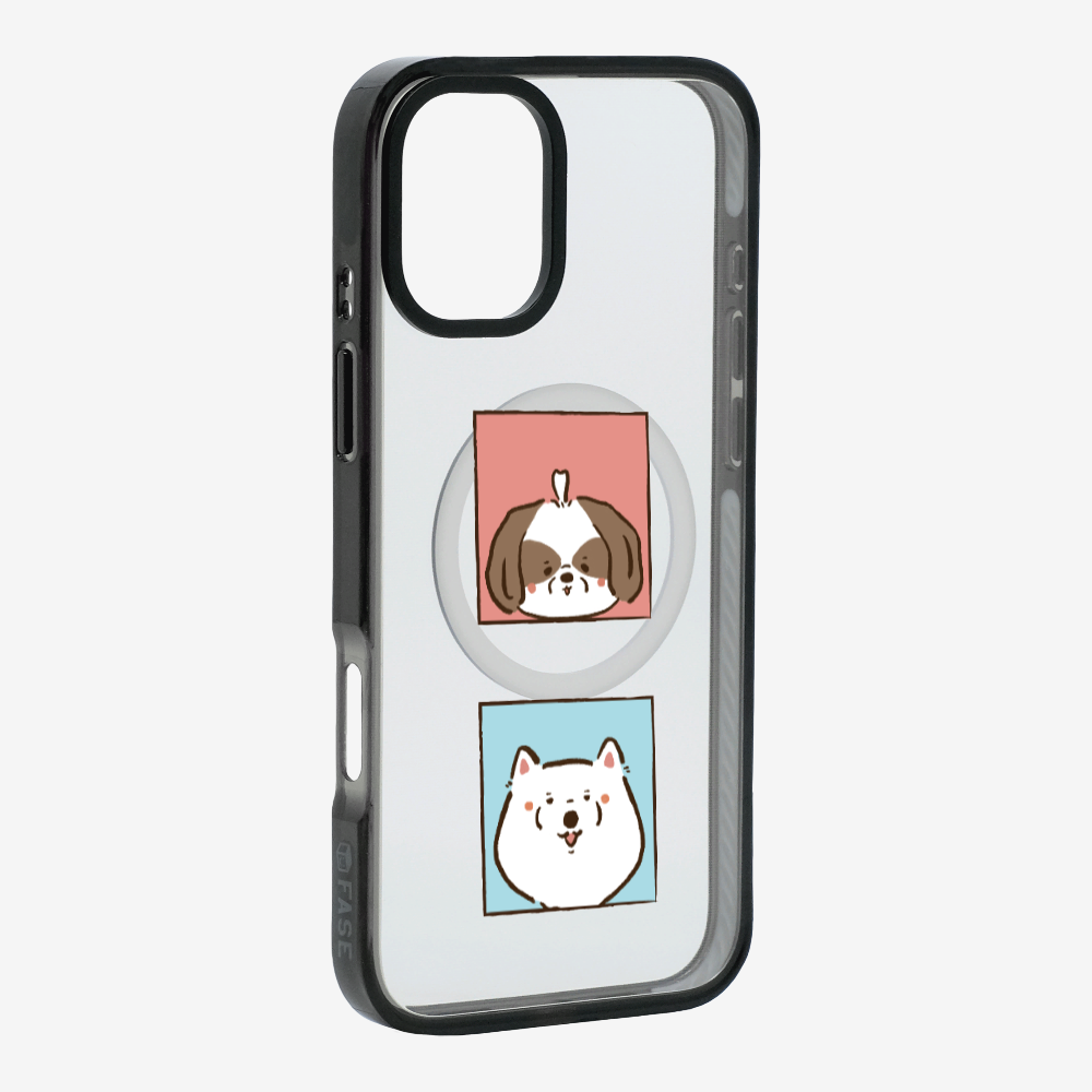 Apso and Samoyed Phone Case