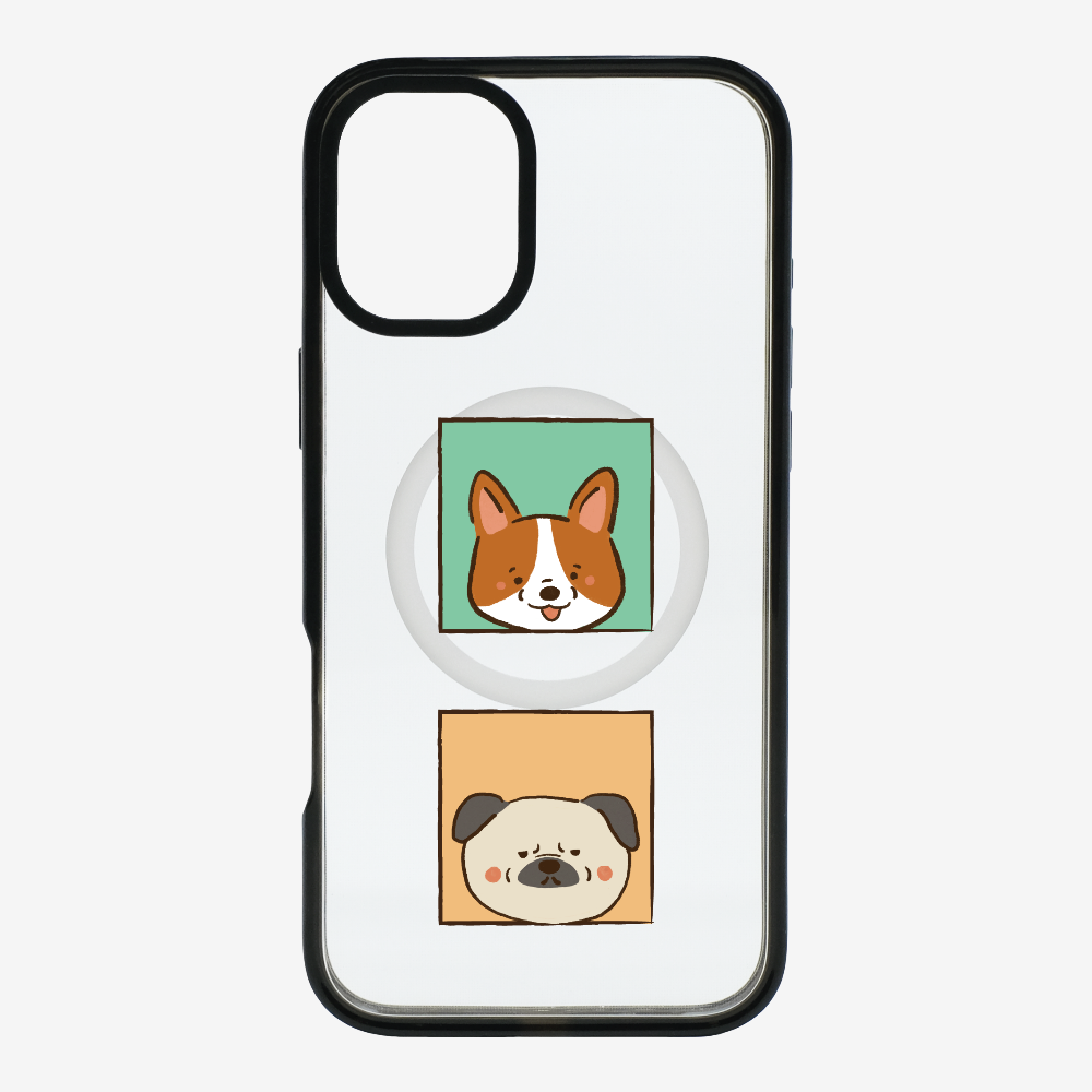 Corgi and Pug Phone Case