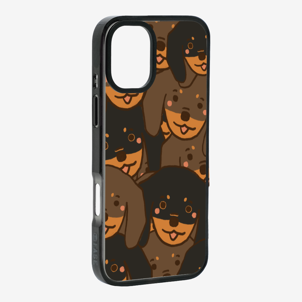 Crowded Dachshund Phone Case