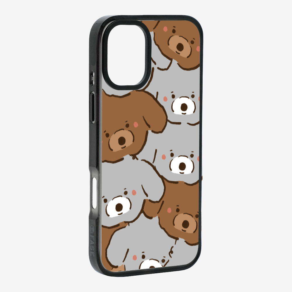 Crowded Poodle Phone Case