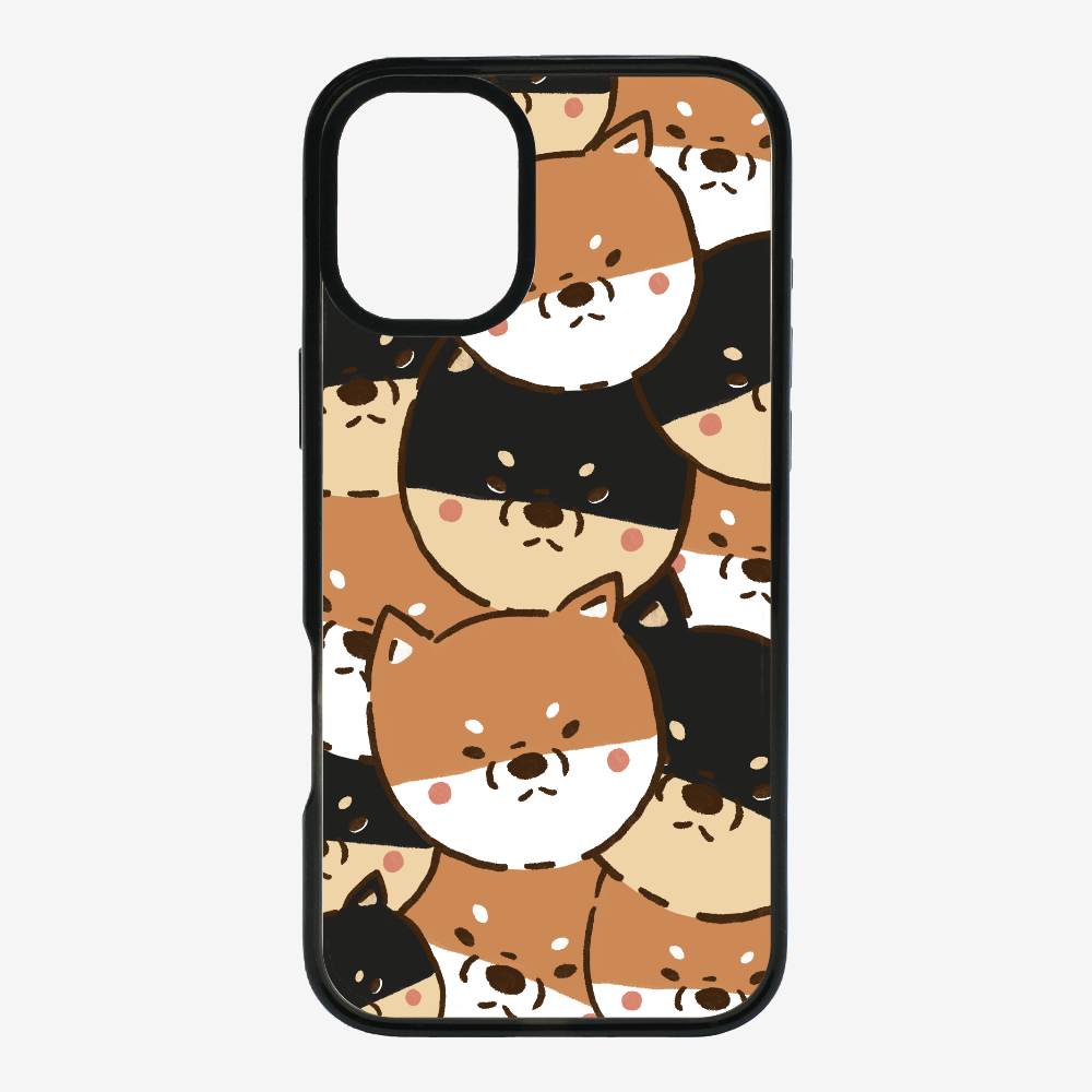 Crowded Shiba Inu Phone Case