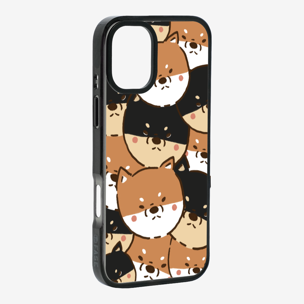 Crowded Shiba Inu Phone Case