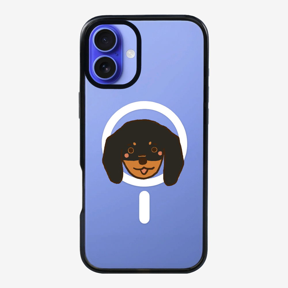 Germany Black Dachshund Phone Case