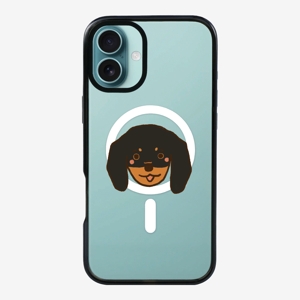 Germany Black Dachshund Phone Case