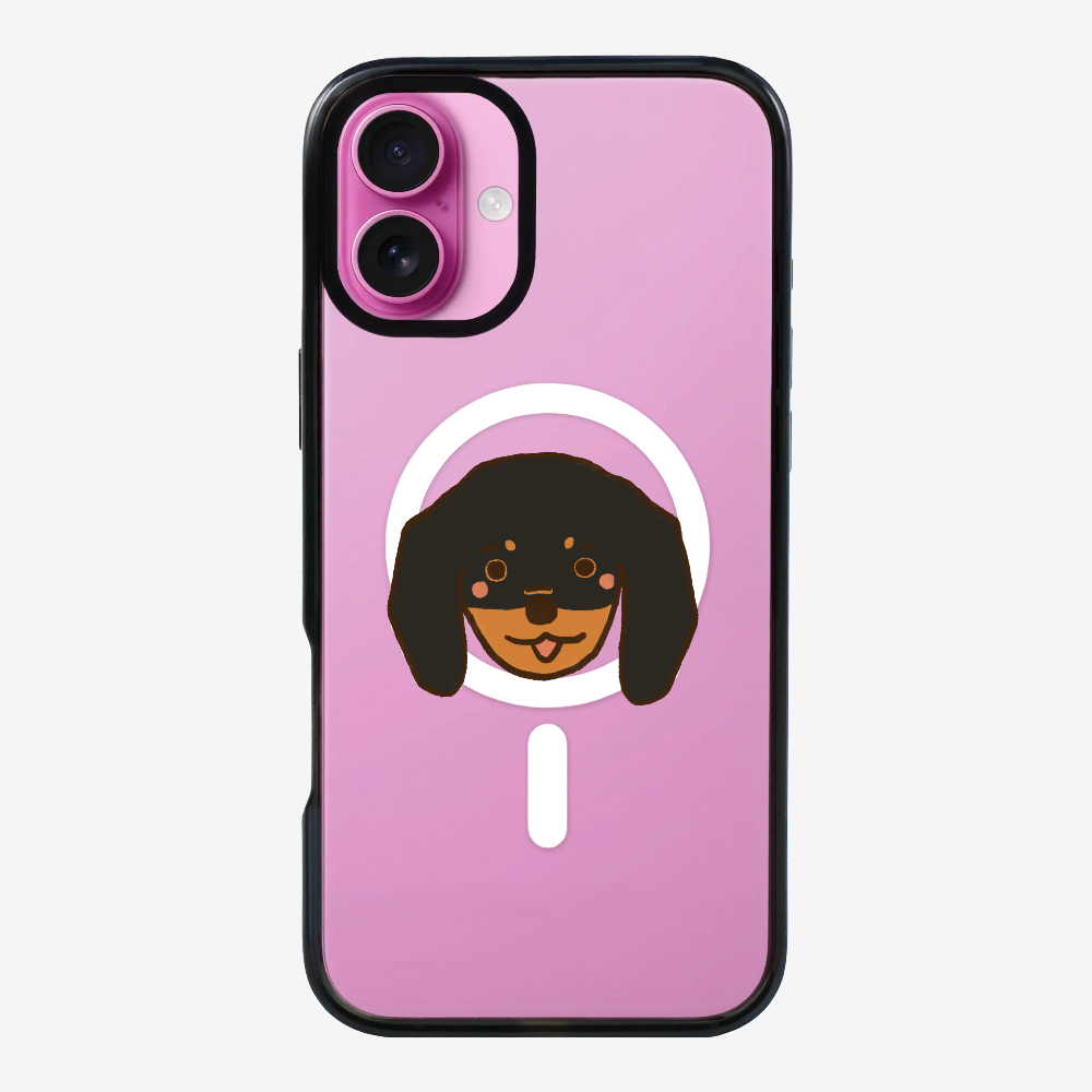 Germany Black Dachshund Phone Case