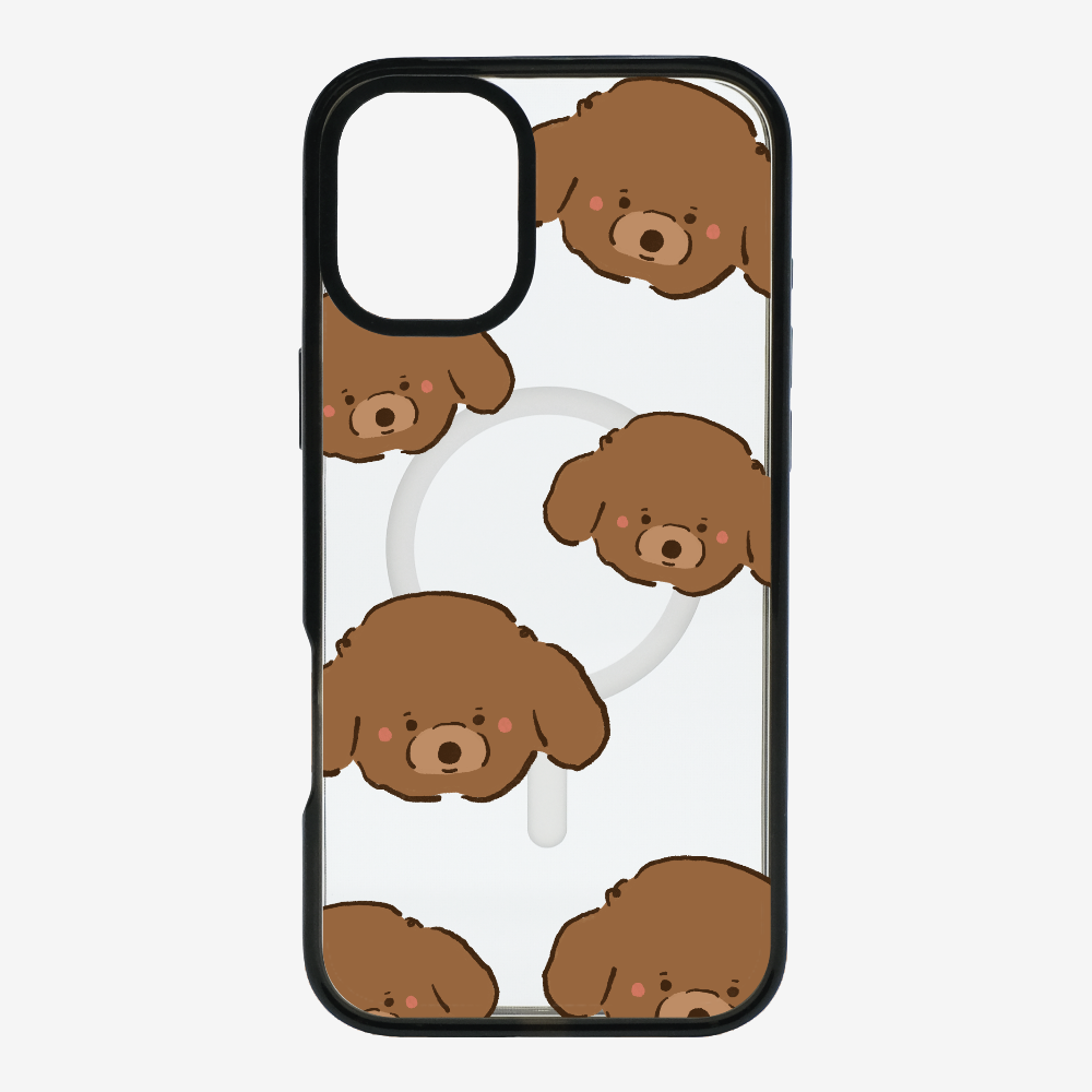 Brown Poodle Wonderland Phone Case