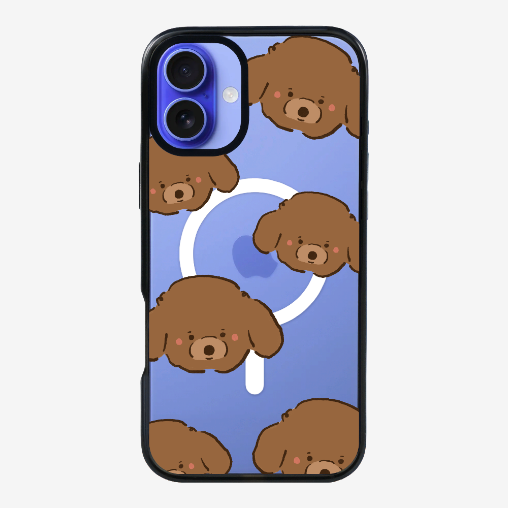 Brown Poodle Wonderland Phone Case