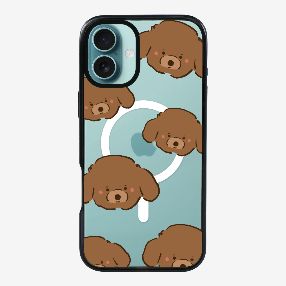 Brown Poodle Wonderland Phone Case