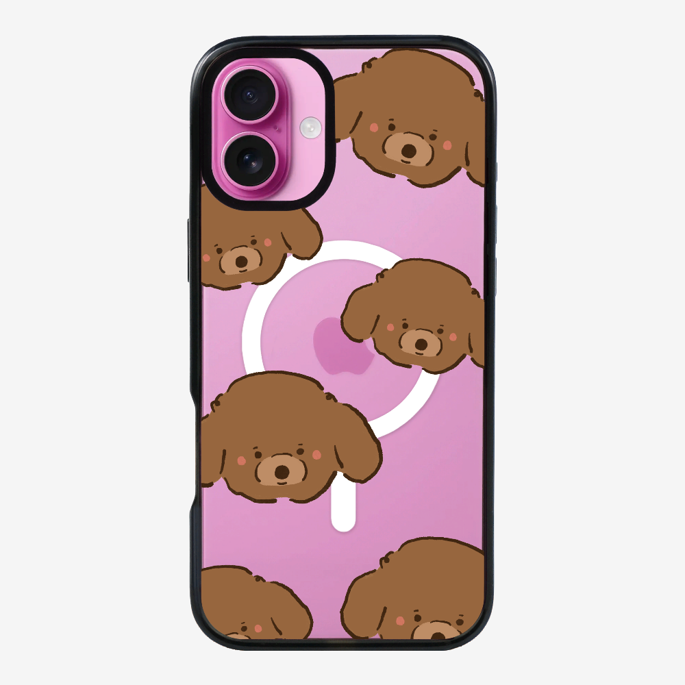 Brown Poodle Wonderland Phone Case