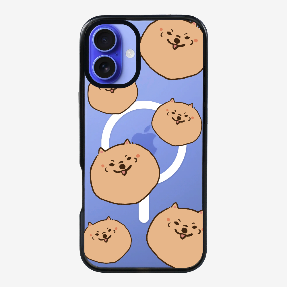 Brown Pomeranian Wonderland Phone Case