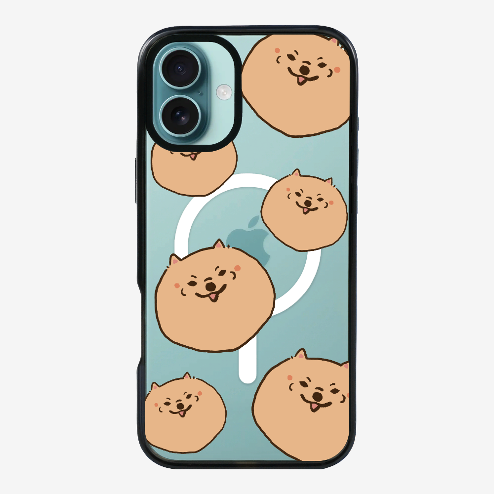 Brown Pomeranian Wonderland Phone Case