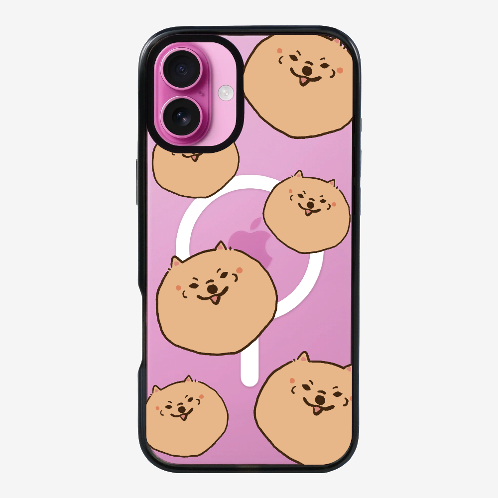 Brown Pomeranian Wonderland Phone Case