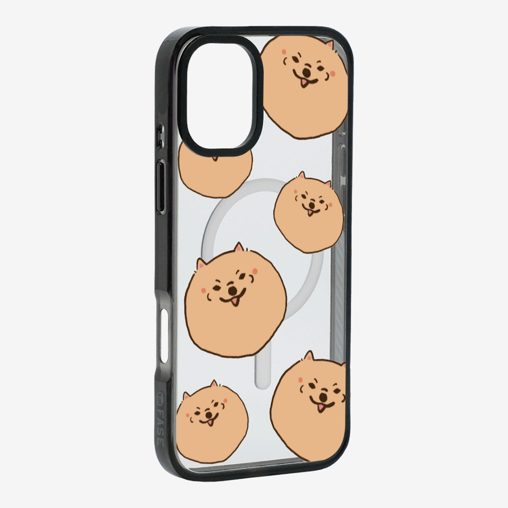 Brown Pomeranian Wonderland Phone Case