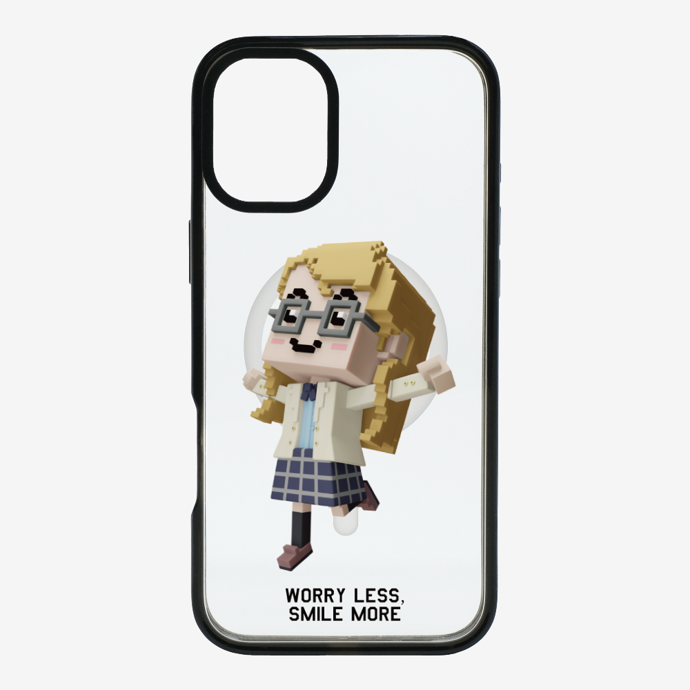 Worry Less, Smile More Phone Case