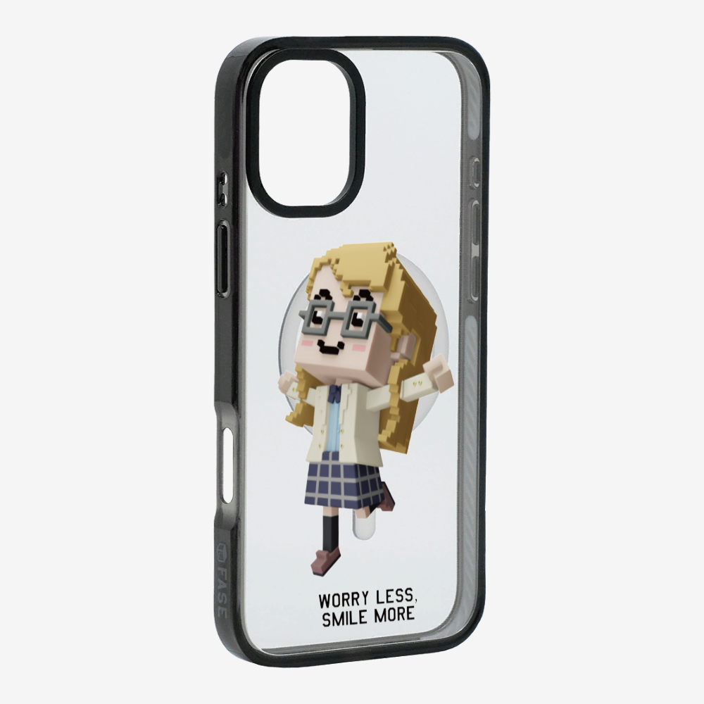 Worry Less, Smile More Phone Case