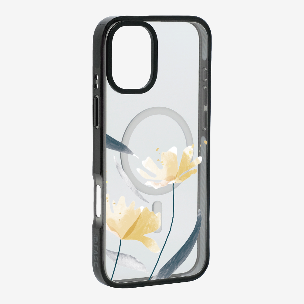 Golden Spring Floral (Transparent) Phone Case