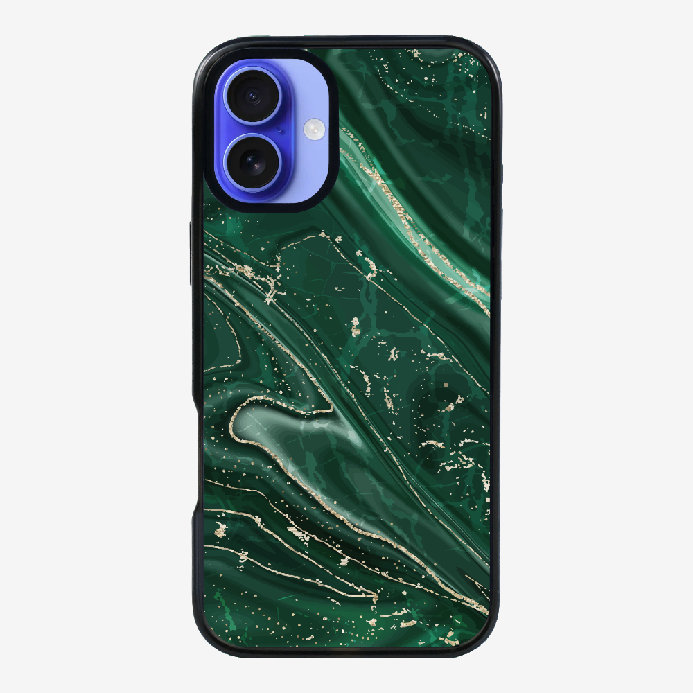 Dark Green Marble Phone Case