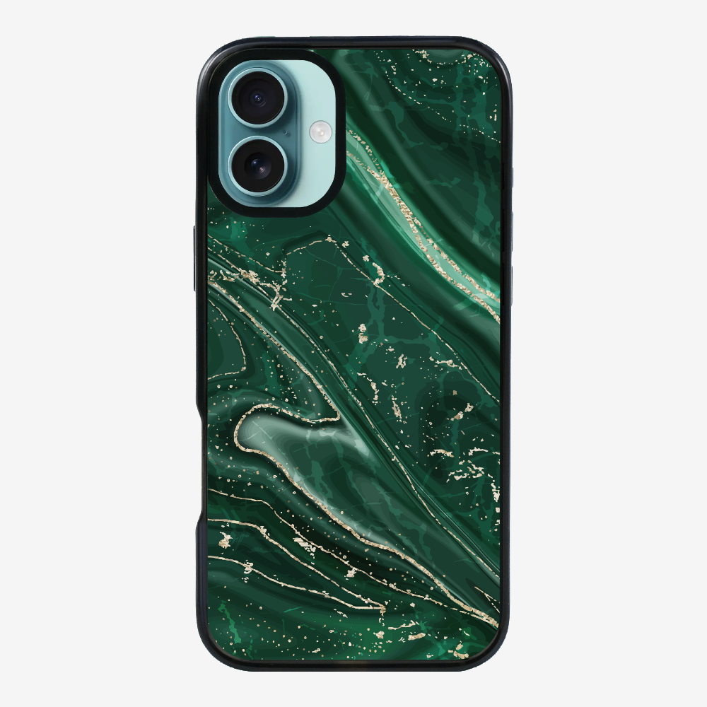 Dark Green Marble Phone Case