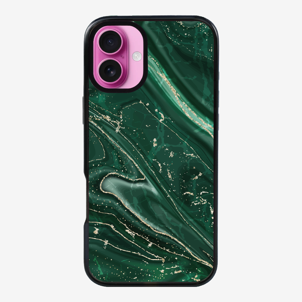 Dark Green Marble Phone Case