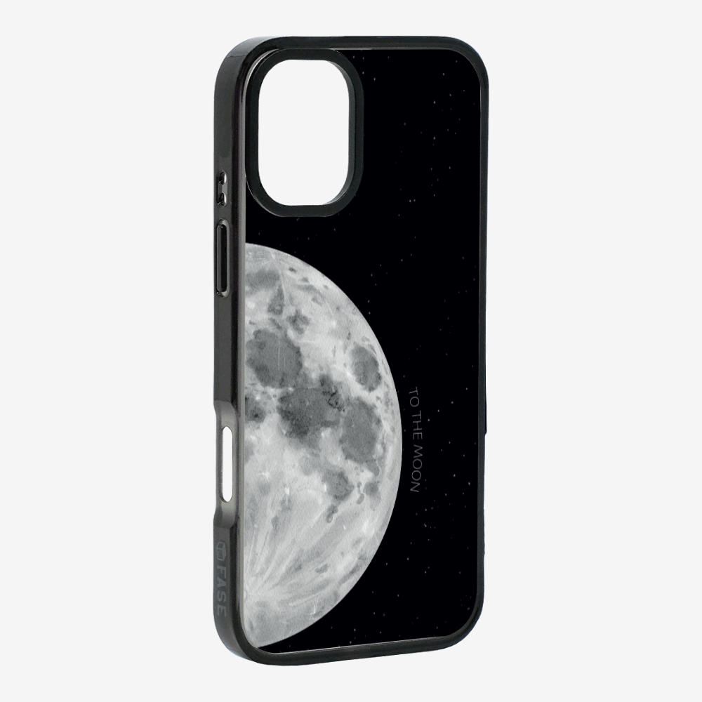 To The Moon (First Quarter) Phone Case