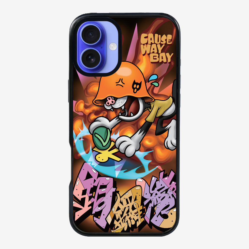 Villain Hitting at Causeway Bay Phone Case