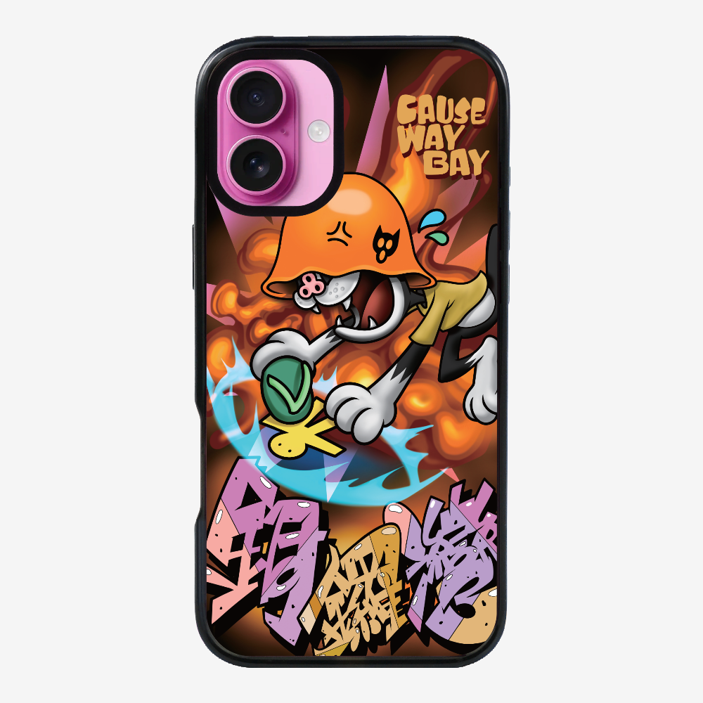 Villain Hitting at Causeway Bay Phone Case