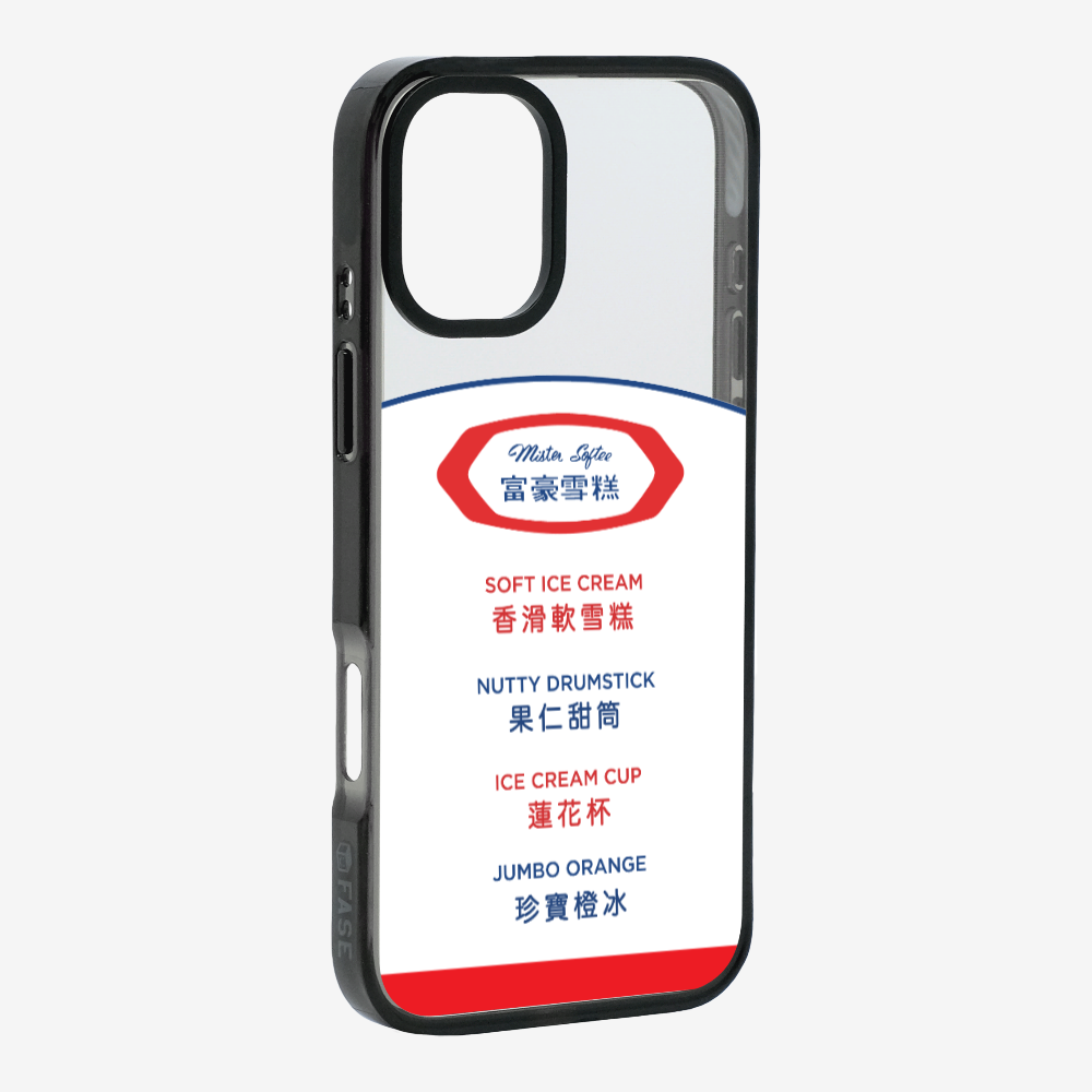 Mister Softee The Menu Phone Case