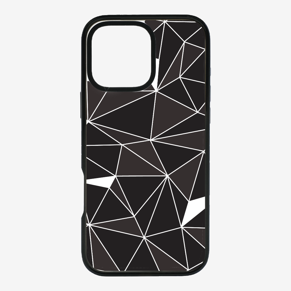 Black & White Polygon Phone Case