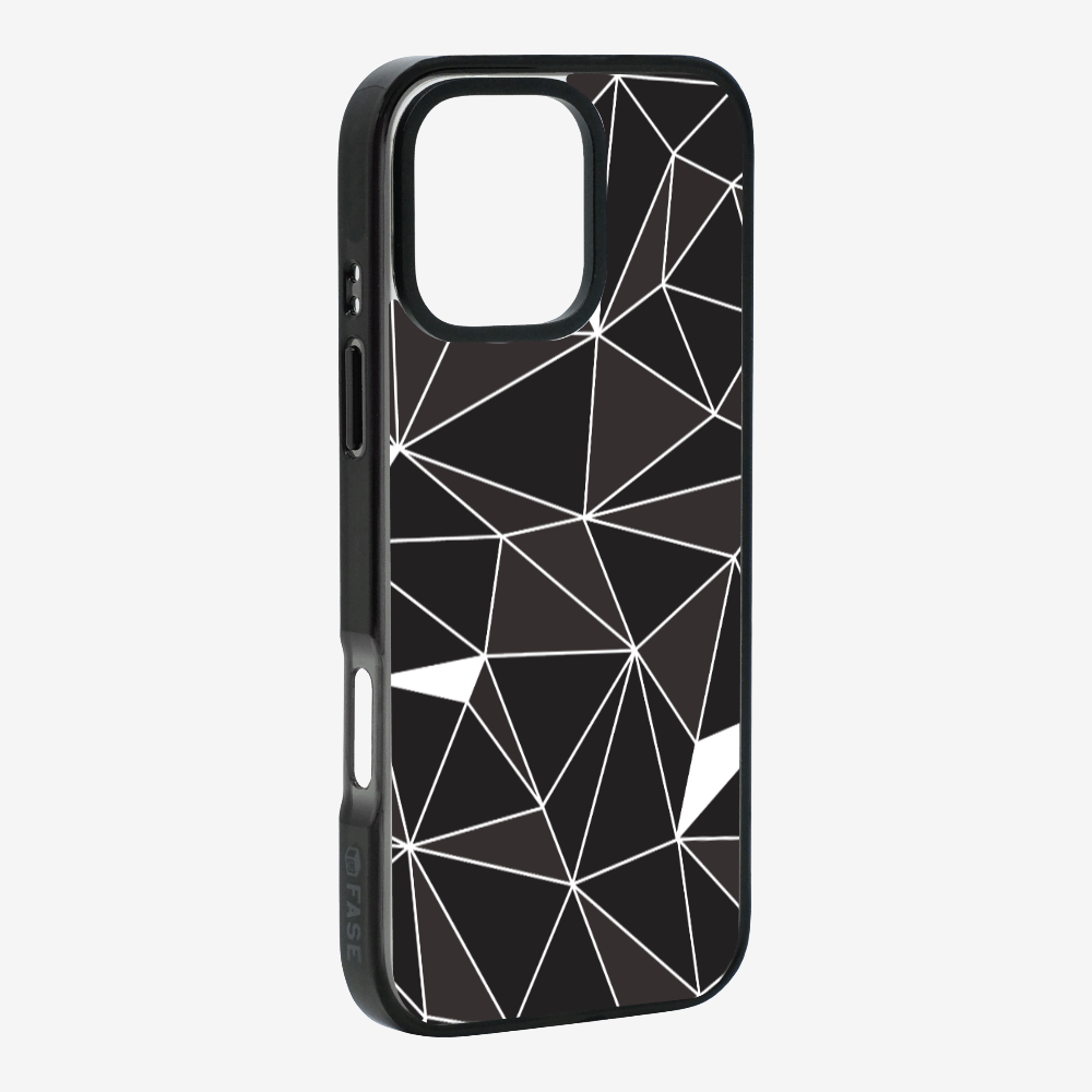 Black & White Polygon Phone Case