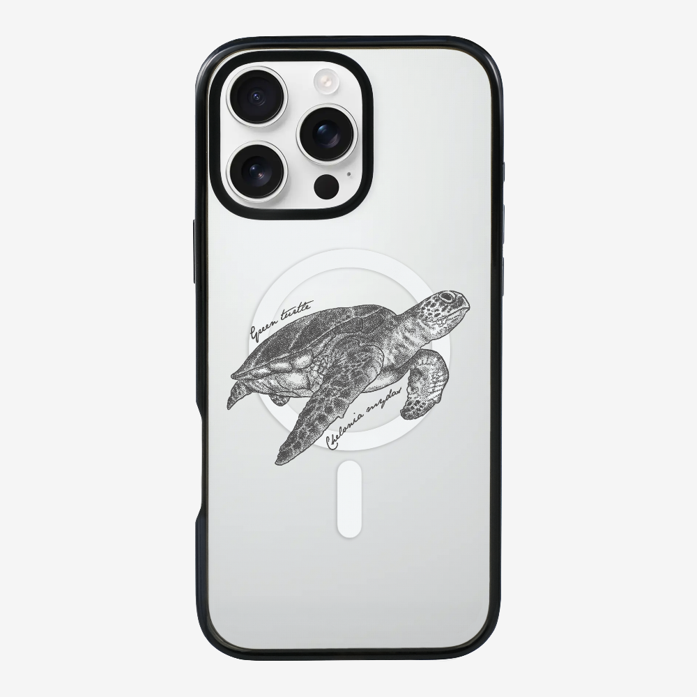 Green Turtle (Chelonia mydas) Phone Case