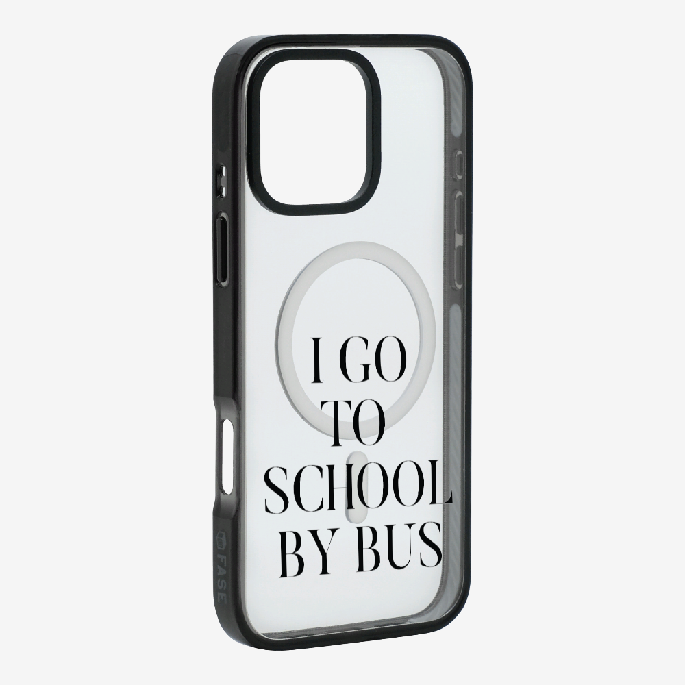 I Go to School by Bus Phone Case