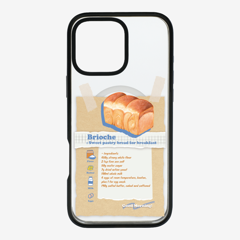 Brioche Bread Recipe Memo Phone Case