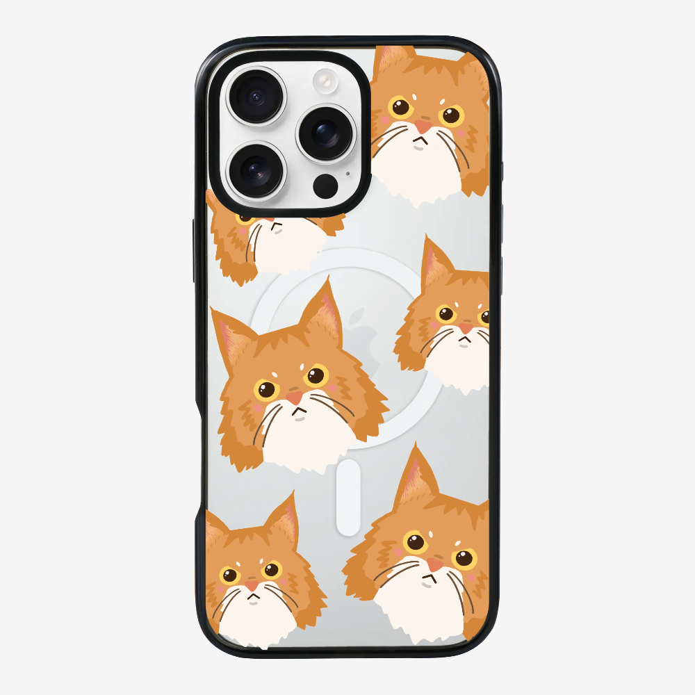 Maine Coon Cat Selfie Phone Case