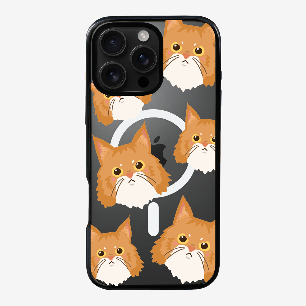 Maine Coon Cat Selfie Phone Case