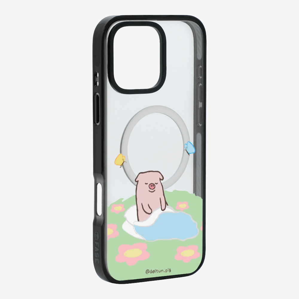 Daitun Pig by the Green Pastures Phone Case