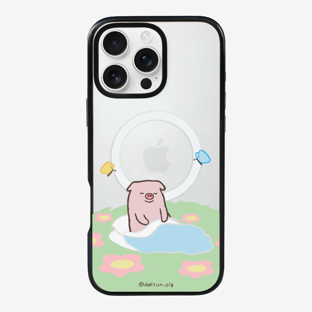 Daitun Pig by the Green Pastures Phone Case