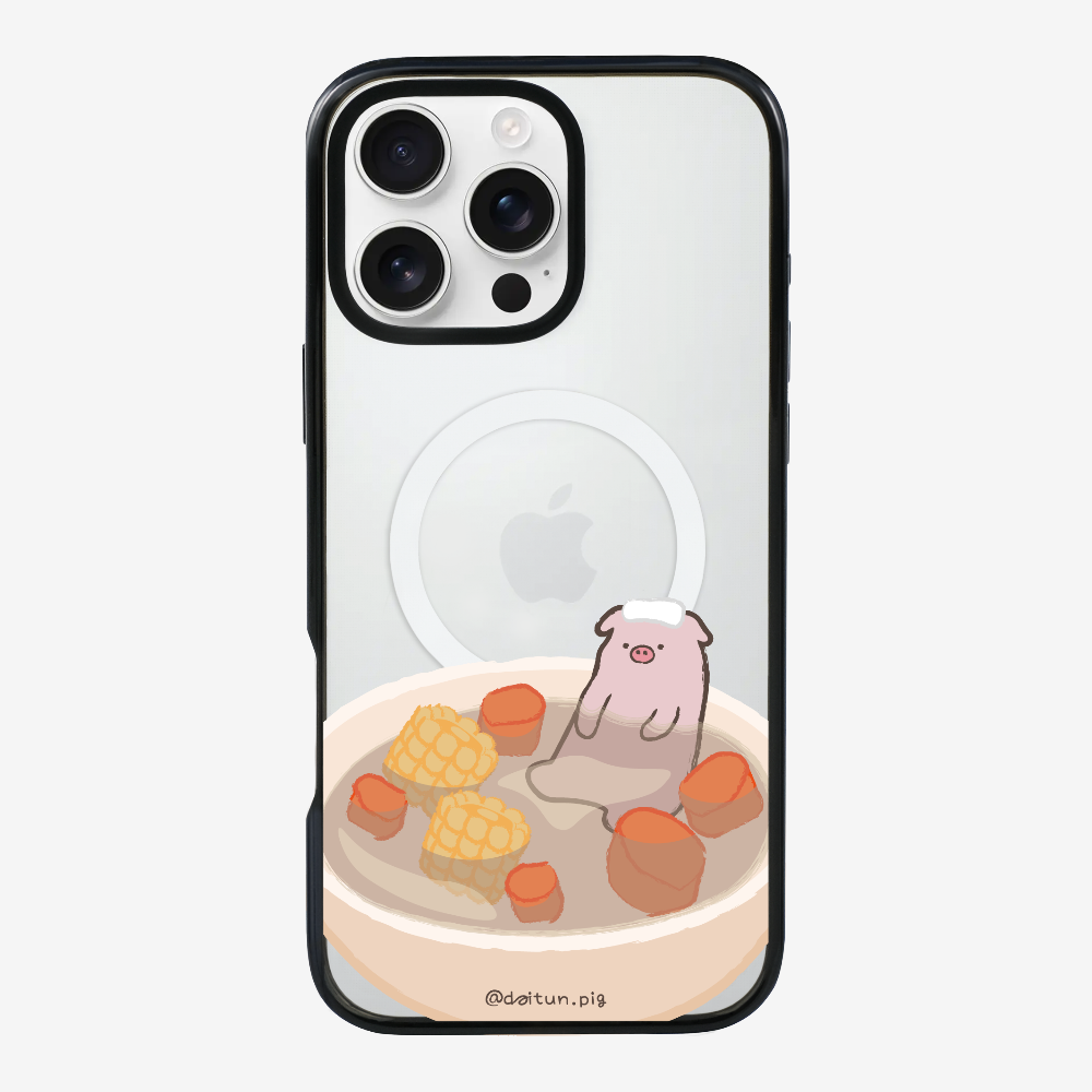 Corn and Carrot Daitun Pig Soup Phone Case