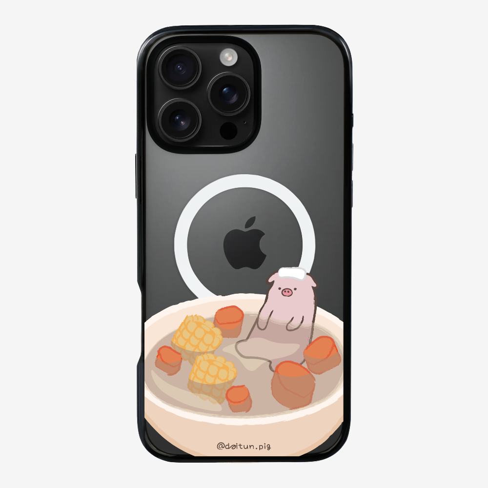 Corn and Carrot Daitun Pig Soup Phone Case