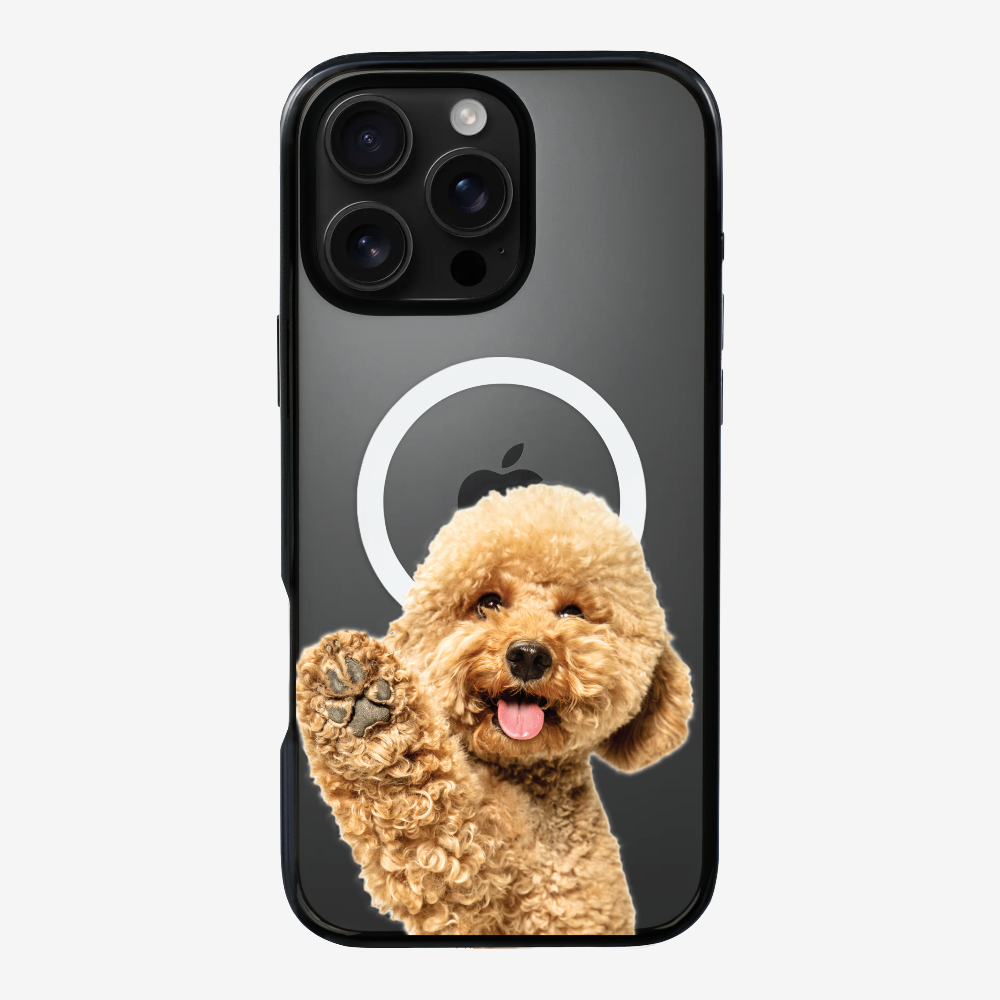 Poodle (Transparent) Phone Case