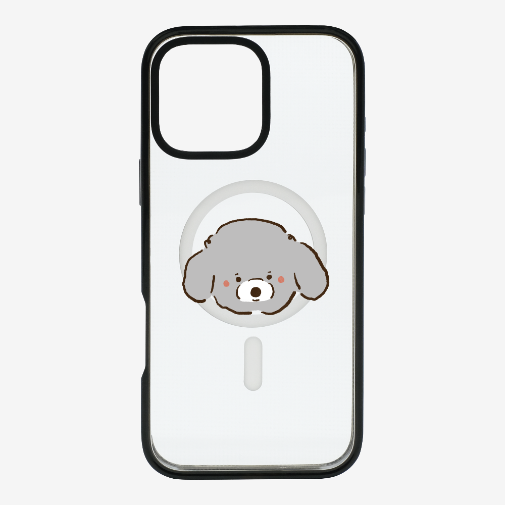 Germany Grey Poodle Phone Case