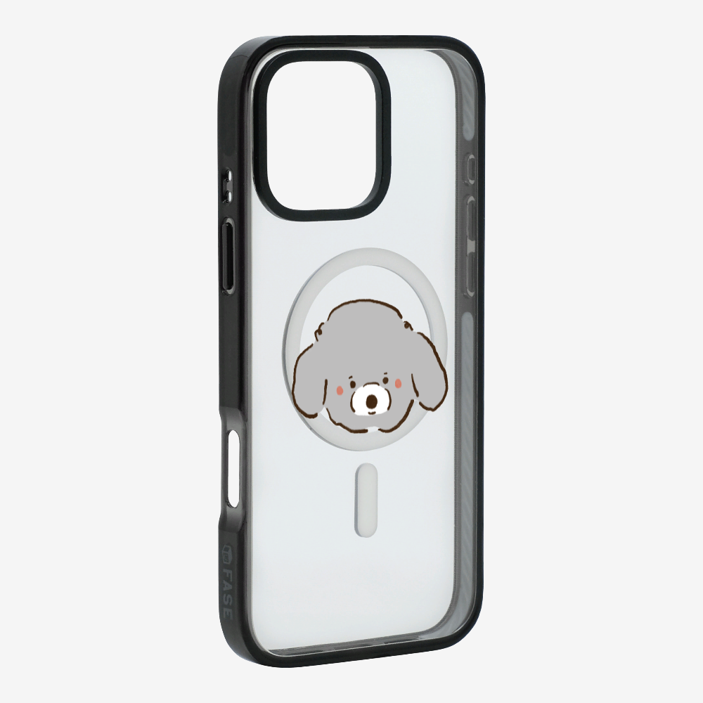 Germany Grey Poodle Phone Case